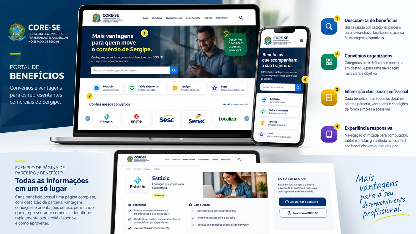 Portal de Benefícios do CORE-SE